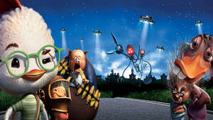 Chicken Little Alien Invasion Wallpaper