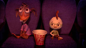 Chicken Little And Abby Wallpaper