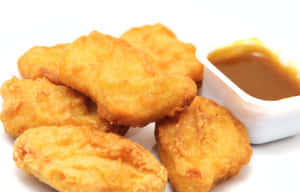 Chicken Nuggets With Gravy Wallpaper