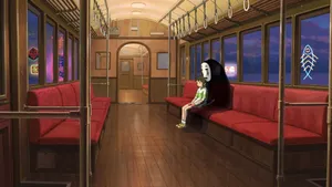 Chihiro's Journey To Find The Spirits In The Land Of Gods Wallpaper