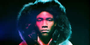 Childish Gambino Colorful Portrait Wallpaper