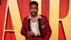 Childish Gambino Red Carpet Style Wallpaper