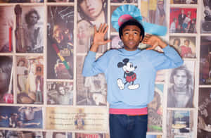 Childish Gambino Vintage Backdrop Wallpaper