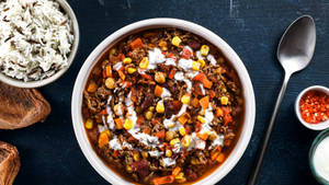 Chili Con Carne Food Photography Wallpaper