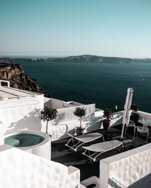 Chill Iphone Rooftop Lounge Wallpaper