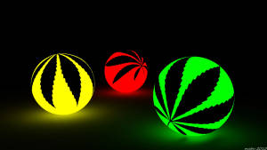 Chill Stoner Weed Balls Wallpaper