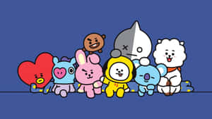 Chilling Bt21 4k Wallpaper