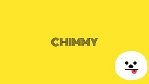 Chimmy Bt21 Name In Yellow Wallpaper