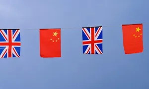 China And United Kingdom Flag Wallpaper