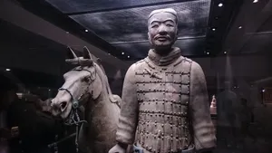 Chinese Horse Rider In Xian Wallpaper