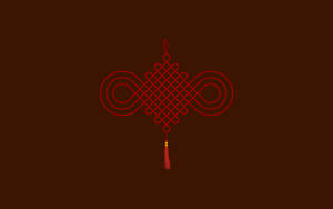 Chinese Knot Minimalist Ipad Wallpaper