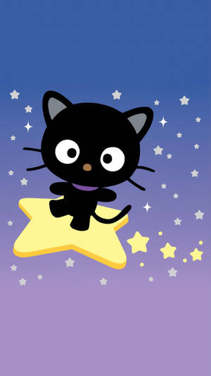 Chococat Starry Night Wallpaper