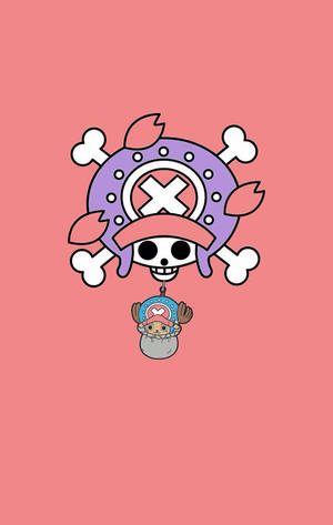 Chopper And Skull One Piece Iphone Wallpaper