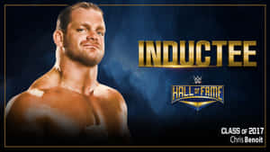 Chris Benoit Hall Of Fame Inductee Wallpaper