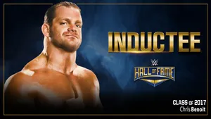 Chris Benoit Hall Of Fame Inductee Wallpaper