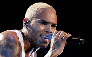 Chris Brown Close-up Photography Wallpaper