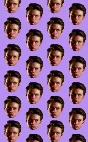 Chris Colfer Purple Aesthetic Wallpaper