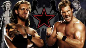 Chris Jericho Edge Rivalry Wwe Wallpaper
