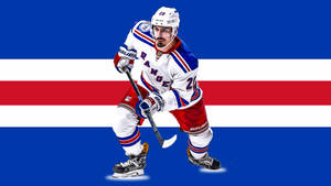 Chris Kreider Us Hockey Ny Rangers Wallpaper