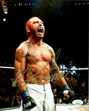Chris Leben Signed Poster Wallpaper