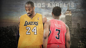 Chris Paul With Legend Mamba Wallpaper