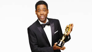 Chris Rock Oscars Award Wallpaper