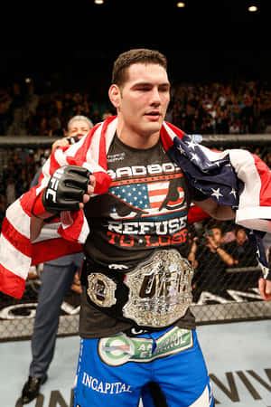 Chris Weidman Championship Belt Wallpaper
