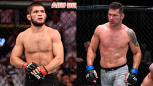 Chris Weidman Khabib Nurmagomedov Wallpaper