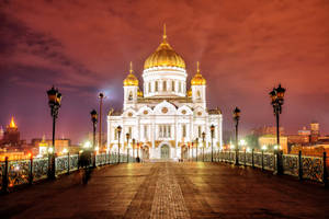 Christ The Savior In Russia Wallpaper