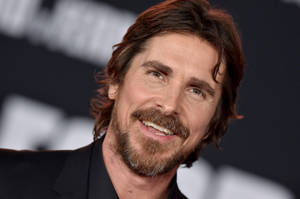 Christian Bale Ford V Ferrari Premiere Wallpaper