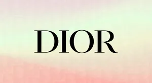 Christian Dior Logo Pastel Background Wallpaper