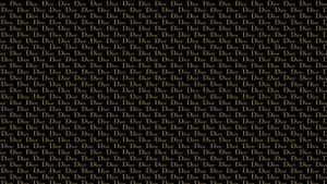 Christian Dior Logo Pattern Wallpaper