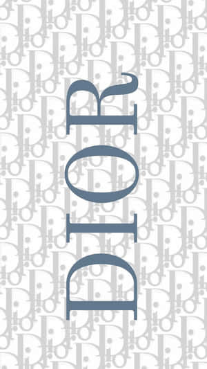 Christian Dior Logo Pattern Wallpaper