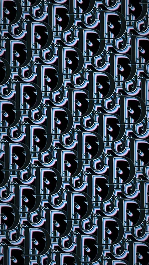 Christian Dior Monogram Pattern Wallpaper