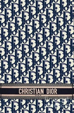 Christian Dior Pattern Wallpaper