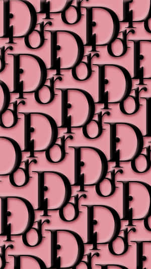 Christian Dior Pattern Wallpaper Wallpaper