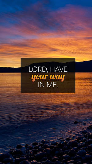 Christian Inspirational Sunset Prayer Wallpaper