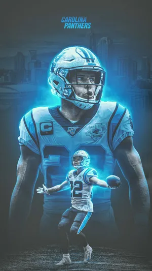 Christian Mccaffrey Is A Six-time Pro Bowl Running Back For The Carolina Panthers Wallpaper