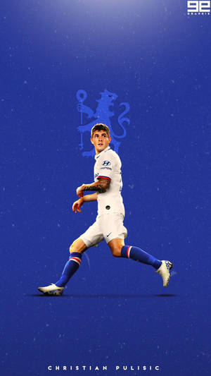 Christian Pulisic Blue Wallpaper