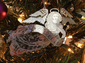 Christmas Angel Decor Wallpaper