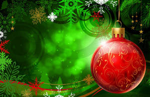 Christmas Background Digital Art Wallpaper