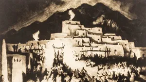 Christmas Eve Taos Pueblo Wallpaper