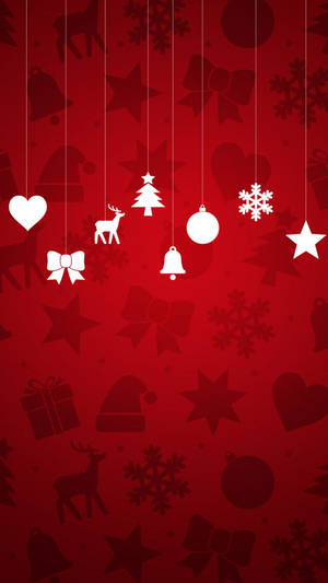 Christmas Shapes Christmas Background Wallpaper