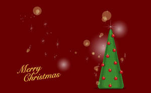 Christmas Tree Celebrate A Jolly Christmas With A Red Christmas Tree Wallpaper