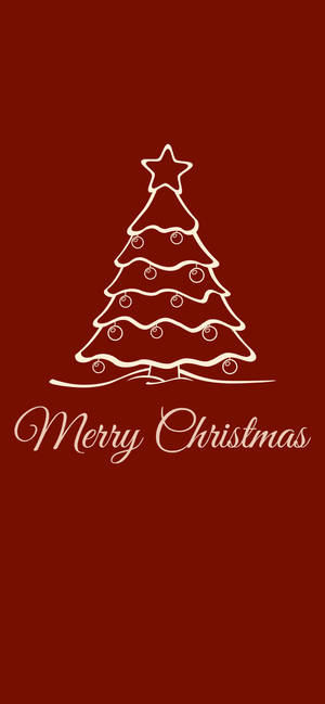 Christmas Tree Pattern Iphone Wallpaper