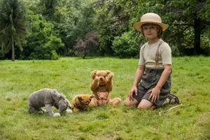 Christopher Robin On Grass Wallpaper