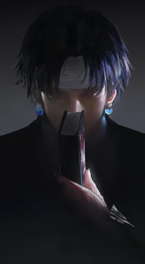 Chrollo Lucilfer Conjured Book Wallpaper