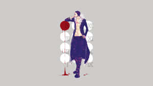 Chrollo Lucilfer, The Skilled Leader Of The Phantom Troupe In The Anime Hunter X Hunter Wallpaper