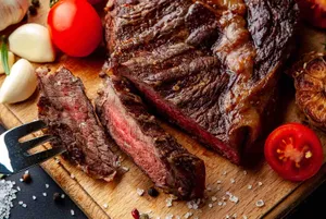 Churrasco On Chopping Board Wallpaper