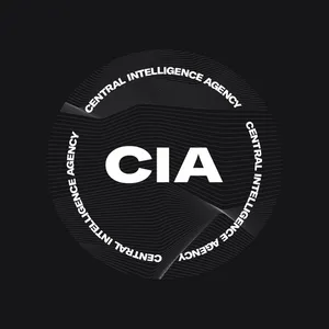 Cia Logo Modern Minimalist Design Wallpaper